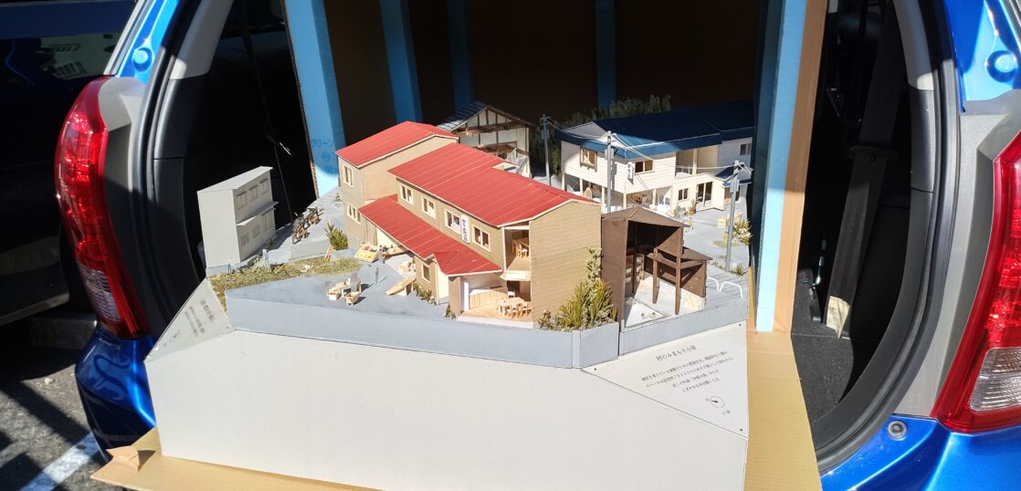 愛知県から東京に建築模型を運びました 赤帽の引越し配送は 松本運送