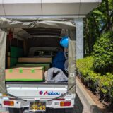 千葉県船橋市の大学から、建築模型の配送積込み