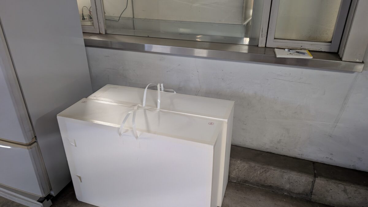 建築模型の納品
