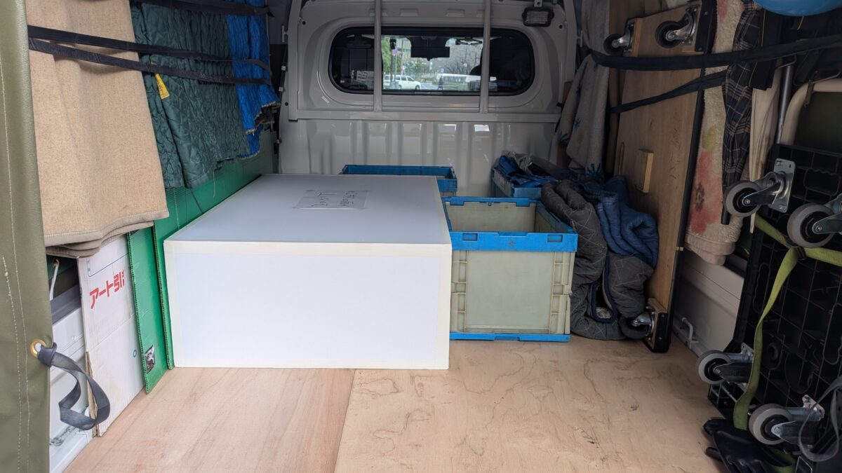 建築模型の積込み例(長距離配送)