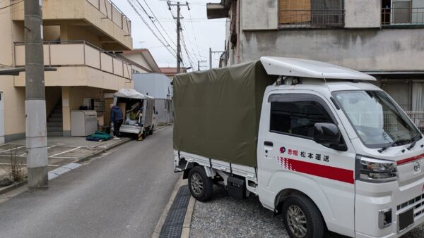 北区のアパートから高齢者住宅へ引越し｜2台口（作業員2名）で対応