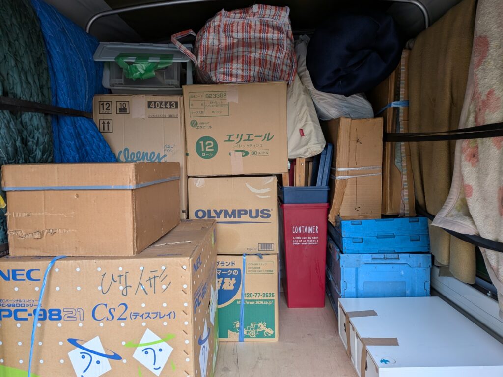 積込み途中の様子