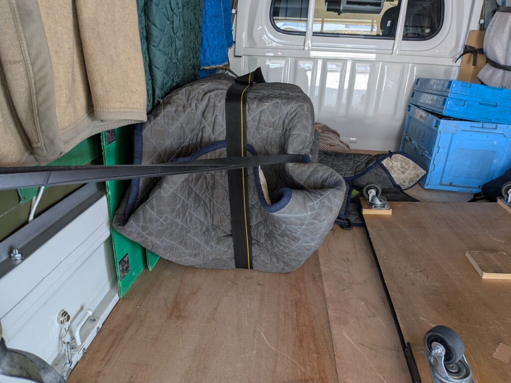 積込み作業中の様子