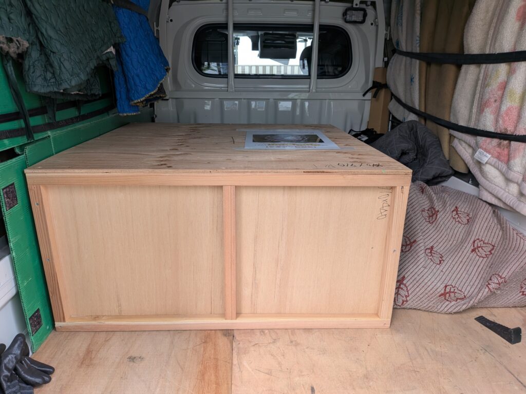 浜松市で納品した木箱入りジオラマ模型