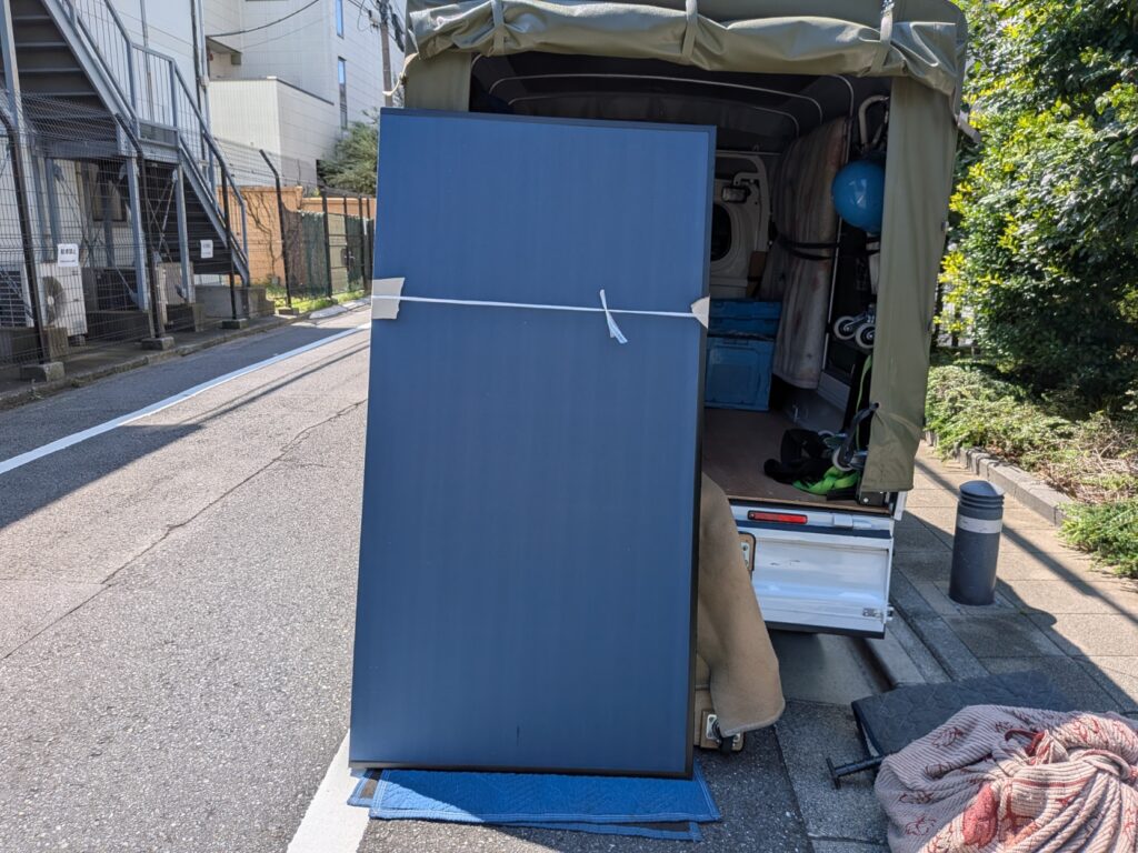 足立区から渋谷区へ引越し前配送した屏風